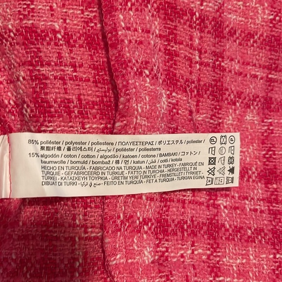 Zara Tweed Textured Woven Plaid Overshirt - Picture 4 of 6